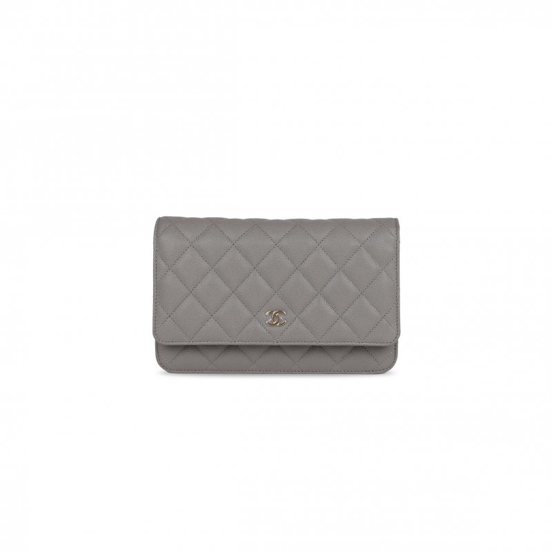 (image for) CHANEL CAVIAR QUILTED WALLET ON CHAIN WOC 1803779 (19*13*4cm)