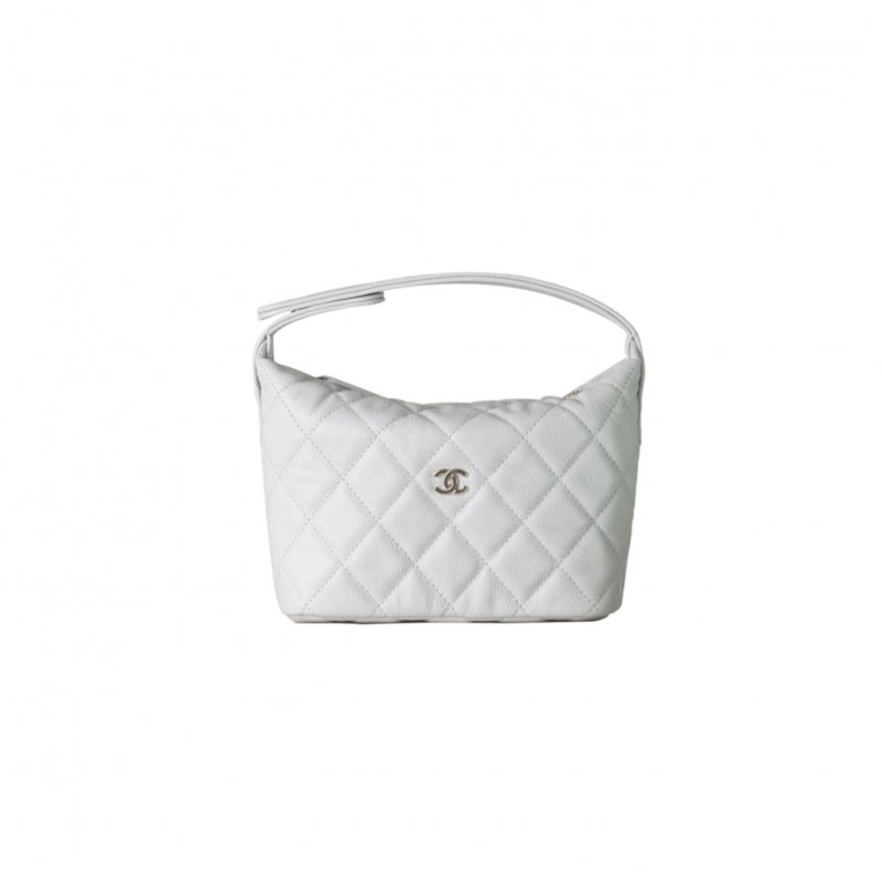 (image for) CHANEL 25C PORTABLE HOBO LUNCH BOX BAG WHITE AP4386 (21.5*19*6cm)