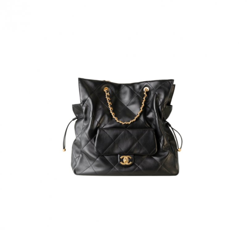 (image for) CHANEL 25C LARGE DRAWSTRING SHOPPING BAG AS5315 (36*34*12cm)