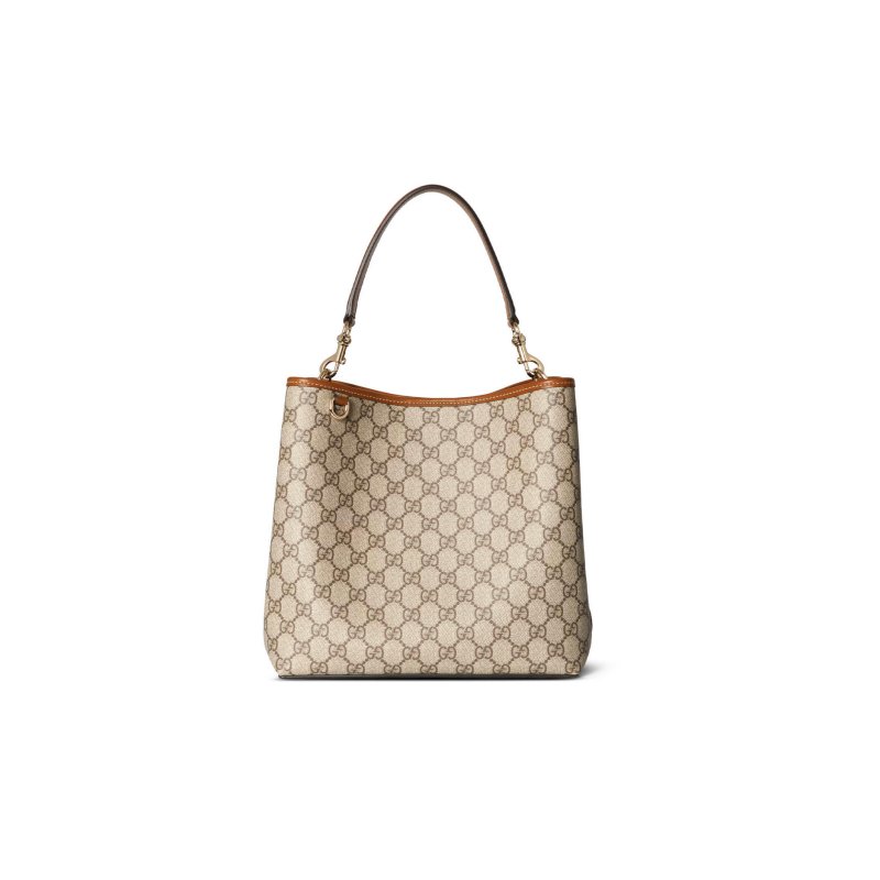 (image for) GUCCI GG EMBLEM MEDIUM BUCKET BAG 815103 (25*25*15.5cm)