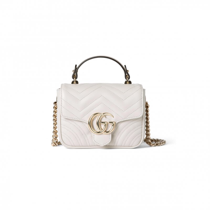 (image for) GUCCI GG MARMONT MINI TOP HANDLE BAG 811238 (17*13*6cm)