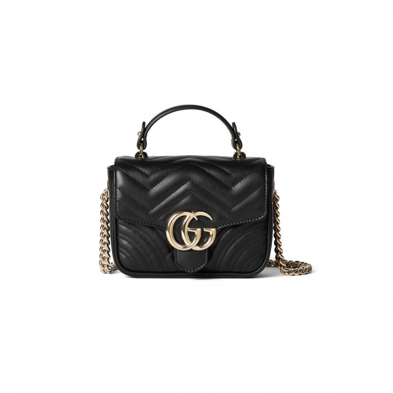 (image for) GUCCI GG MARMONT MINI TOP HANDLE BAG 811238 (17*13*6cm)