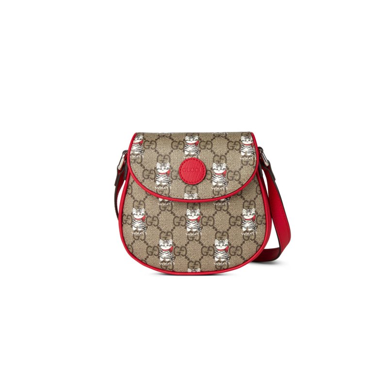 (image for) GUCCI CHILDREN'S PRINTED GG SHOULDER BAG 814014 (16*15*2.5cm)