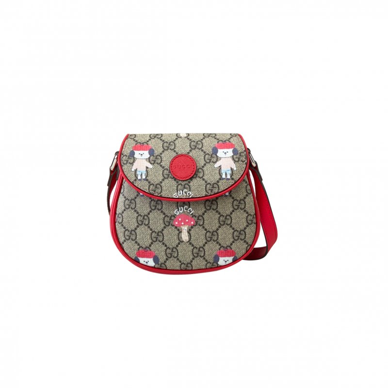 (image for) GUCCI CHILDREN'S PRINTED GG SHOULDER BAG 814014 (16*15*2.5cm)