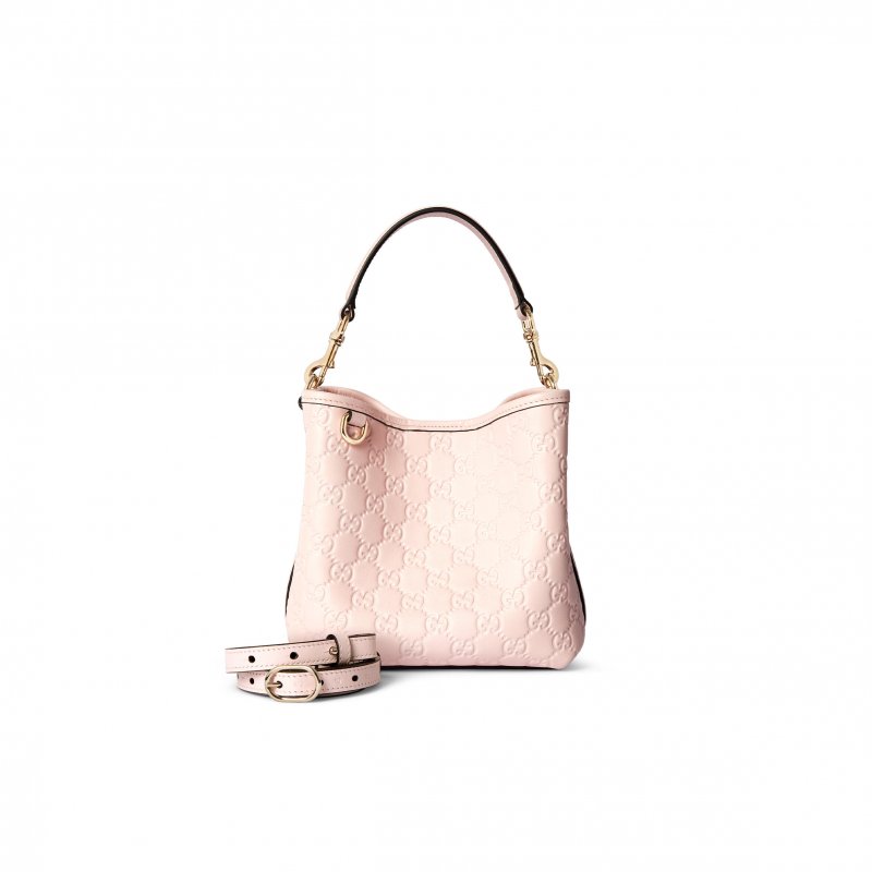 (image for) GUCCI GG EMBLEM SMALL BUCKET BAG 815118 (19*18*11cm)