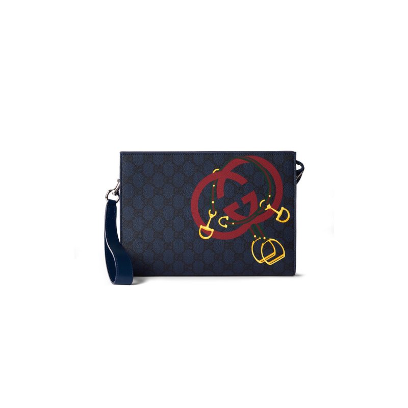 (image for) GUCCI GG MEDIUM POUCH WITH PRINT 855681 (28*18*6.5cm)