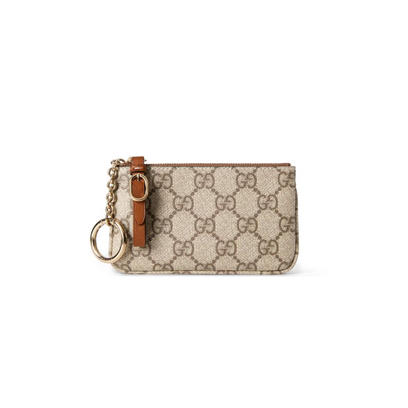 (image for) GUCCI GG EMBLEM KEY POUCH 819113 (12*7.5cm)