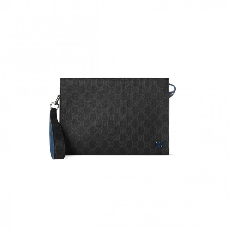 (image for) GUCCI GG POUCH WITH GG DETAIL ‎768255 (26*18*6cm)
