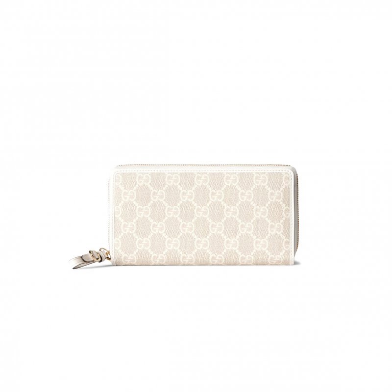(image for) GUCCI GG EMBLEM ZIP AROUND WALLET 819122 (19*10*2.5cm)
