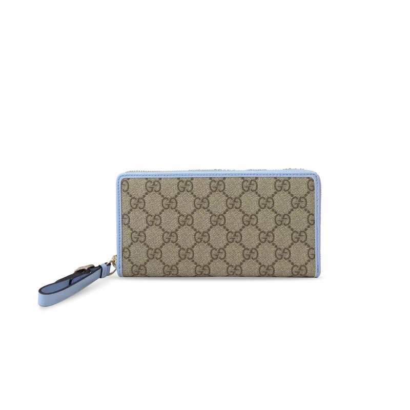 (image for) GUCCI GG EMBLEM ZIP AROUND WALLET 819122 (19*10*2.5cm)