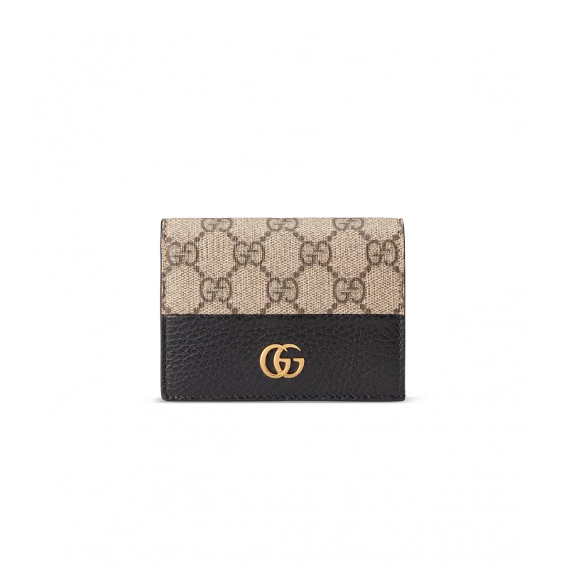 (image for) GUCCI GG MARMONT BI-COLOUR CARD CASE WALLET ‎658610(11*8.5*3cm)