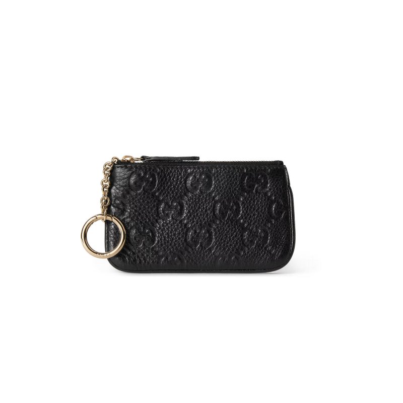 (image for) GUCCI GG GG EMBLEM ZIP KEY CASE 815891 (12*7.5cm)