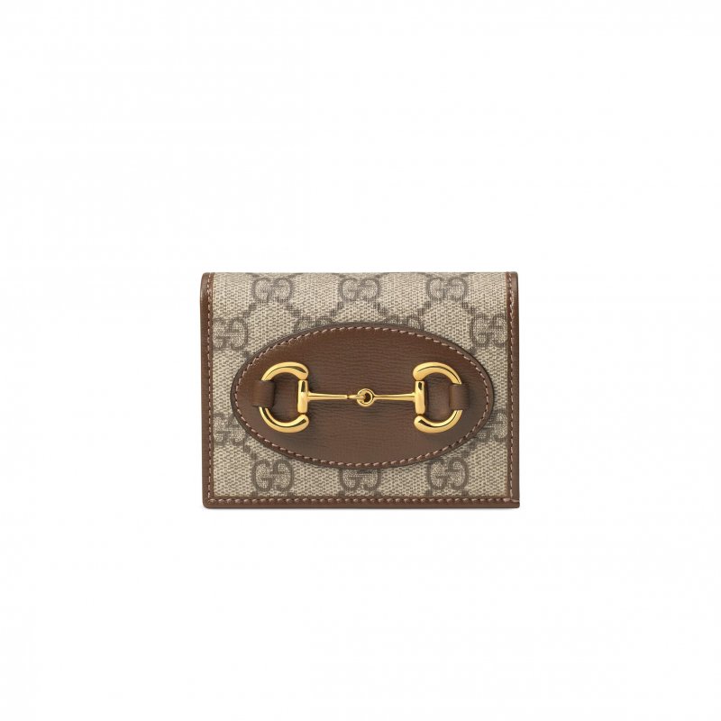 (image for) GUCCI GUCCI HORSEBIT 1955 CARD CASE WALLET 621887 (17.5*11cm)