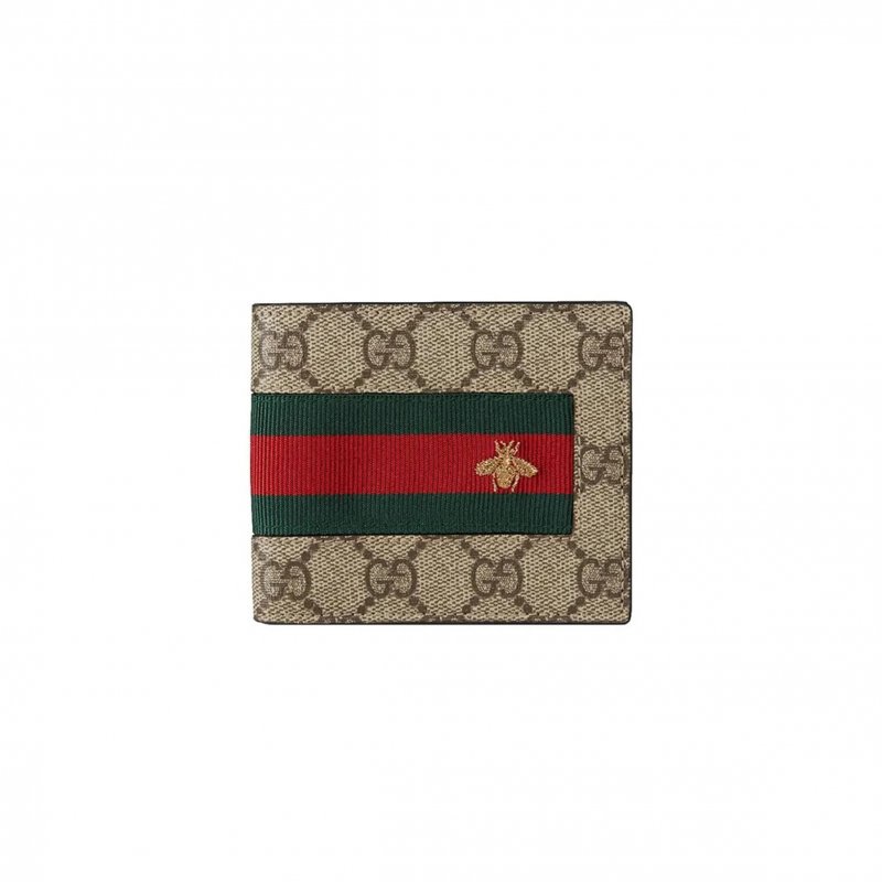 (image for) GUCCI GG SUPREME BILLFOLD WALLET 408827 (21*9cm)