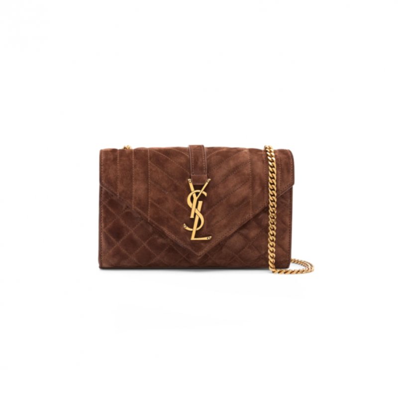 (image for) YSL ENVELOPE SMALL BAG IN SUEDE SHOULDER BAG 401231603266 (21*13*6cm)