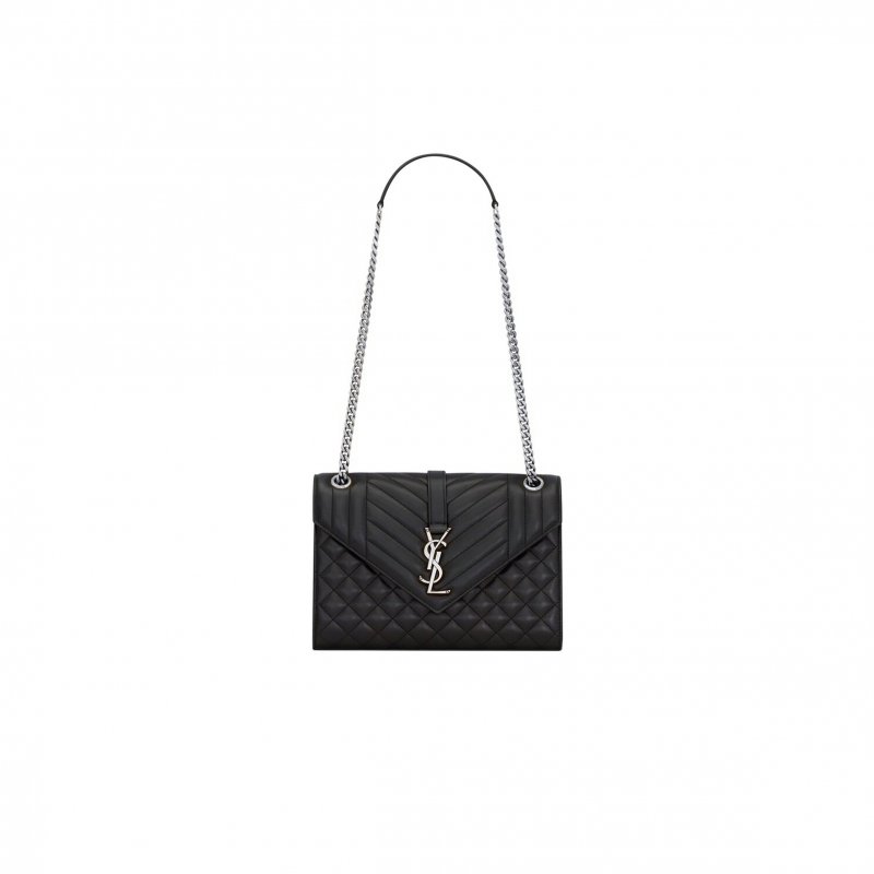 (image for) YSL ENVELOPE MEDIUM IN MATELASSÉ LAMBSKIN 600185BOW921000 (24*17.5*6cm)