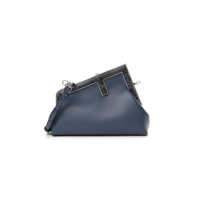 (image for) FENDI SHINY NAPPA SNAKESKIN SMALL FENDI FIRST MIRTO 8BP129AGWRF04QL (26*18*9.5cm)