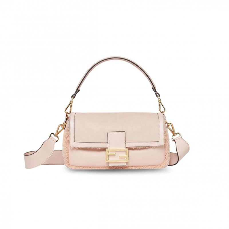 (image for) FENDI LAMBSKIN SHEARLING BAGUETTE SOAP 8BR600ALMRF136T (28*14*8cm)