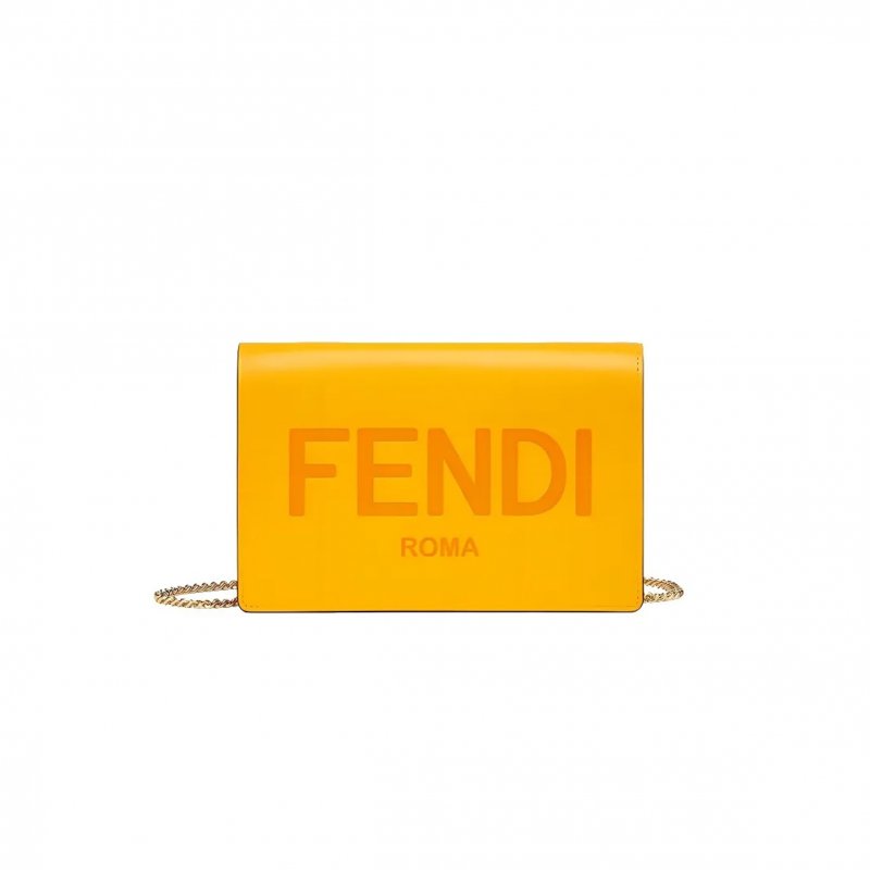 (image for) FENDI SHOULDER CROSSBODY BAG MINI WOMEN'S ORANGE 8BS006AAYZF1DZH (20*13*6cm)