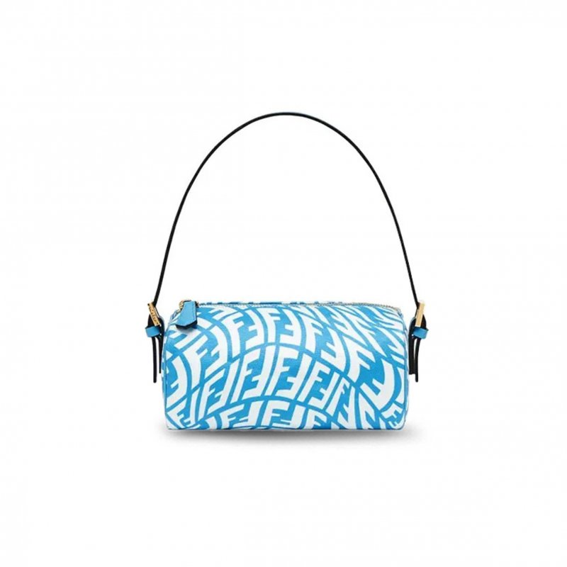 (image for) FENDI MINI FF VERTIGO ZIP WRISTLET BAG 8BS050AFL1F1E8L (19*11*8cm)