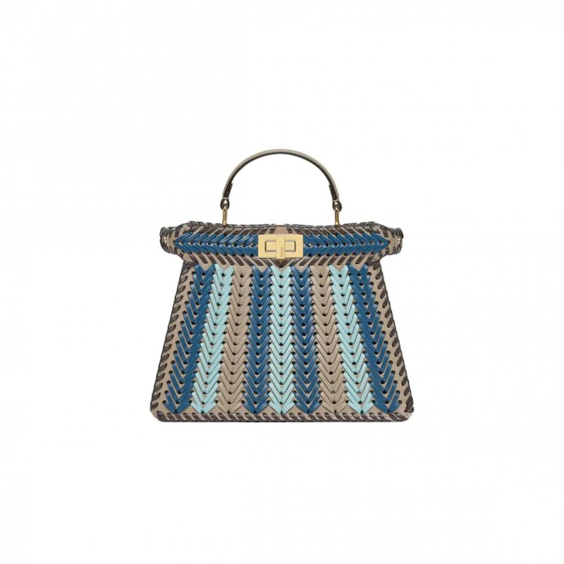 (image for) FENDI PEEKABOO ISEEU LEATHER MULTICOLOUR 8BN327AS7EF1PPV (27*20*11cm)
