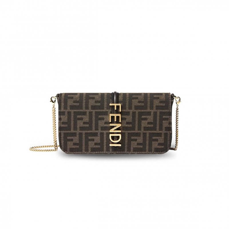 (image for) FENDI GRAPHY WALLET ON CHAIN (21*11*4cm)