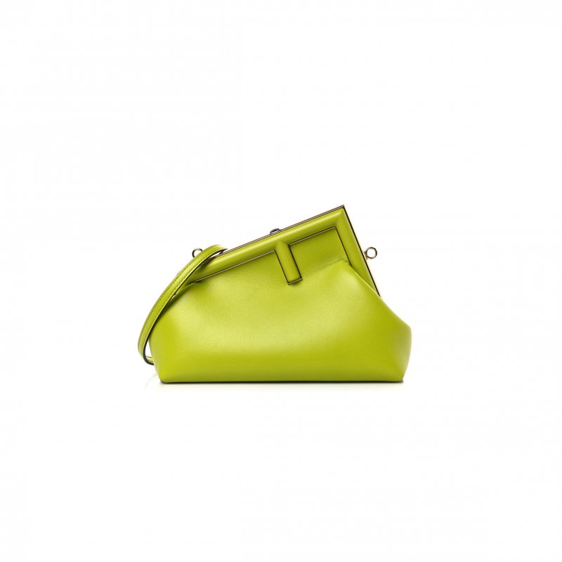 (image for) FENDI SHINY NAPPA SMALL FENDI FIRST WASABI (26*18*9.5cm)
