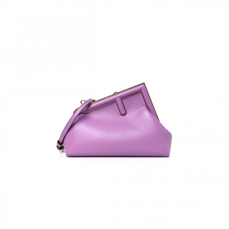 (image for) FENDI SHINY NAPPA SMALL FENDI FIRST VIOLETTA (26*18*9.5cm)