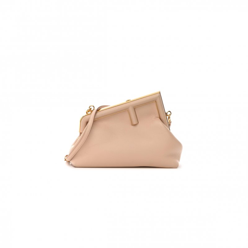 (image for) FENDI SHINY NAPPA SMALL FENDI FIRST POUDRE (26*18*9.5cm)