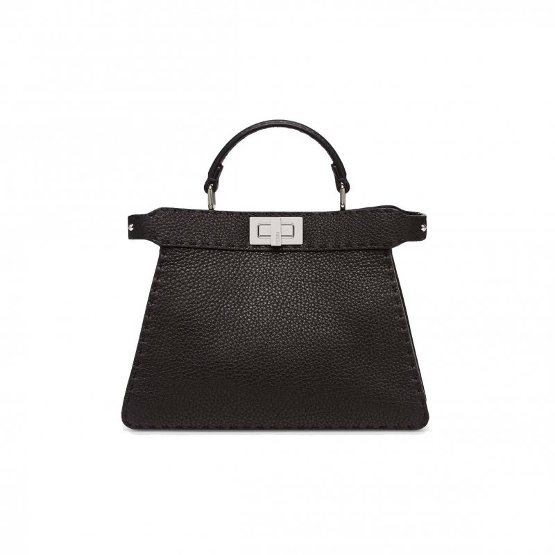 (image for) FENDI PEEKABOO I SEEU SMALL - BLACK SELLERIA BAG 8BN327ADYLF1EEJ (27*21*11cm)