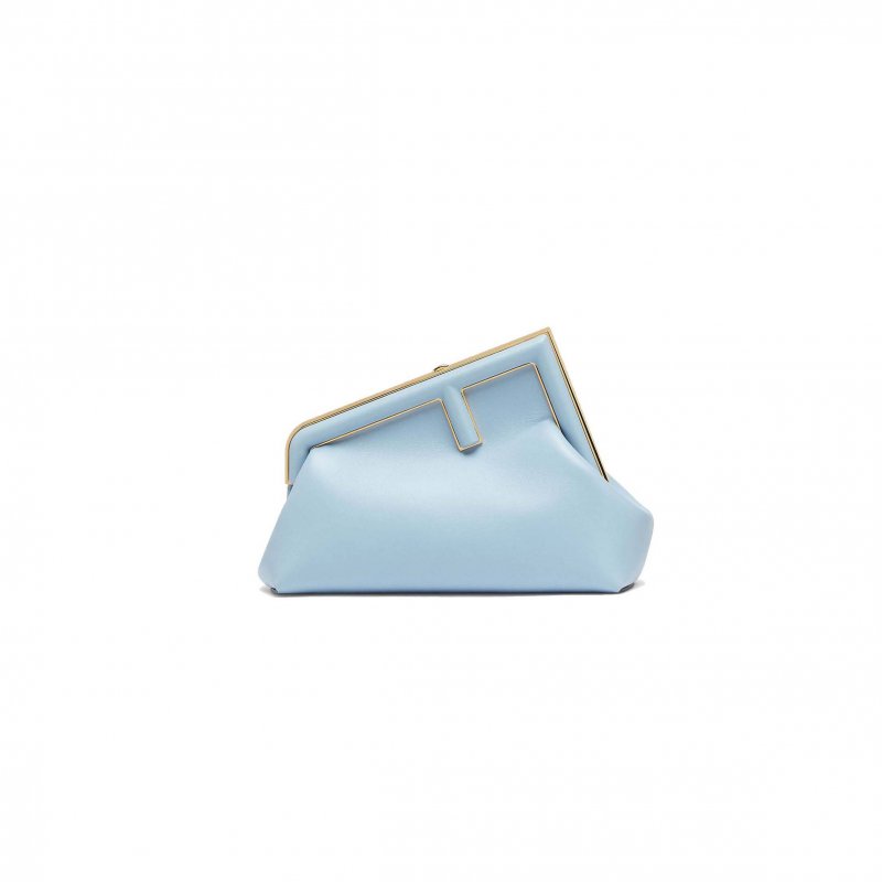 (image for) FENDI FIRST SMALL - LIGHT BLUE LEATHER BAG 8BP129ABVEF1993 (26*18*9.5cm)