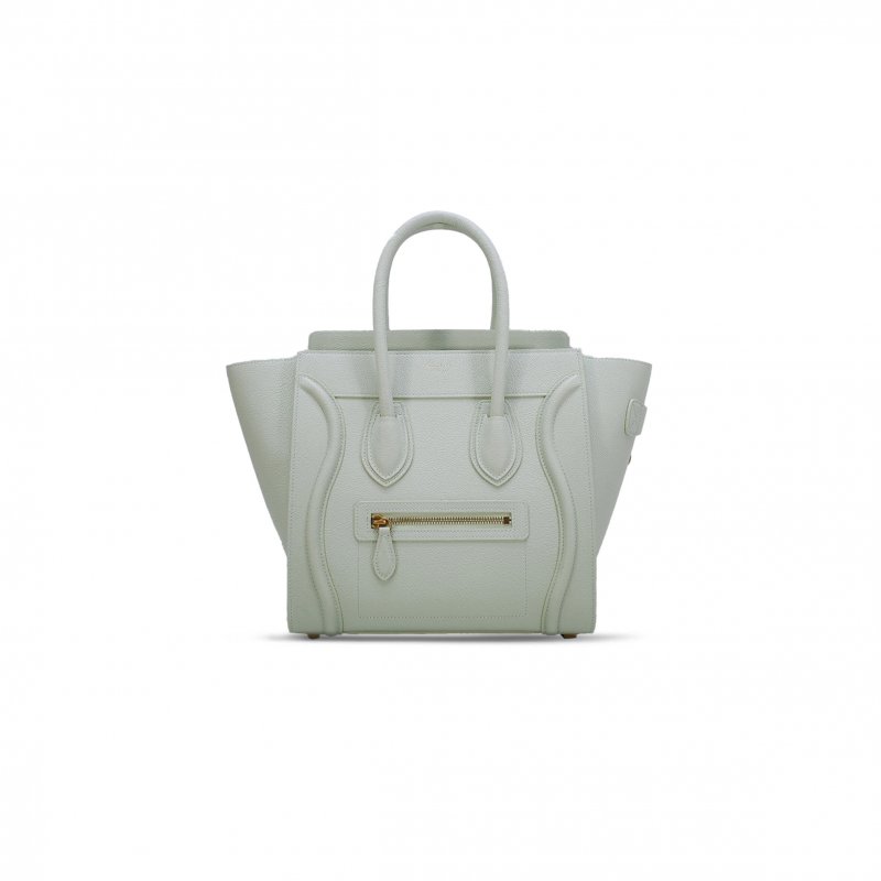 (image for) CELINE TOTE IN LUGGAGE MICRO PEBBLED CALFSKIN 167793DRU.38SW (27*27*15cm)