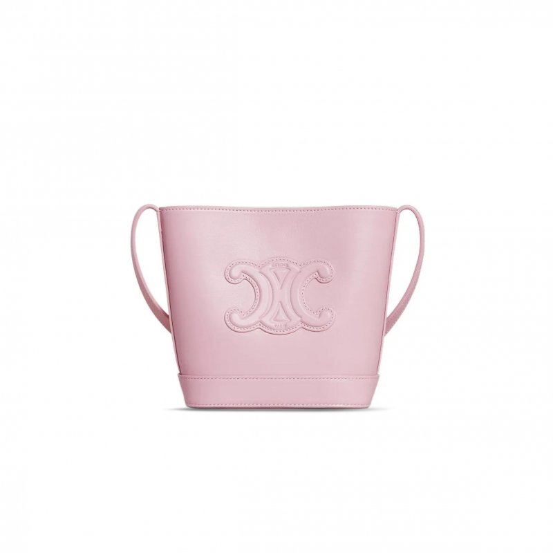 (image for) CELINE MINI BUCKET BAG IN CUIR TRIOMPHE SMOOTH COWHIDE 1004333DU3.24LP (19.5*16*7cm)