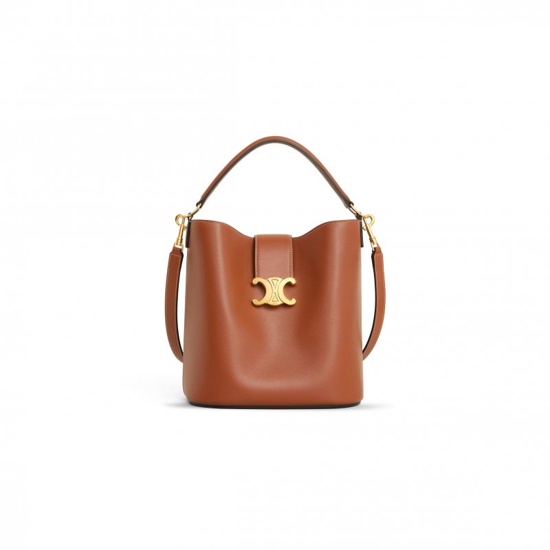 (image for) CELINE MEDIUM BUCKET LOUISE IN SMOOTH CALFSKIN 116613FX9.04LU (28*24*16cm)