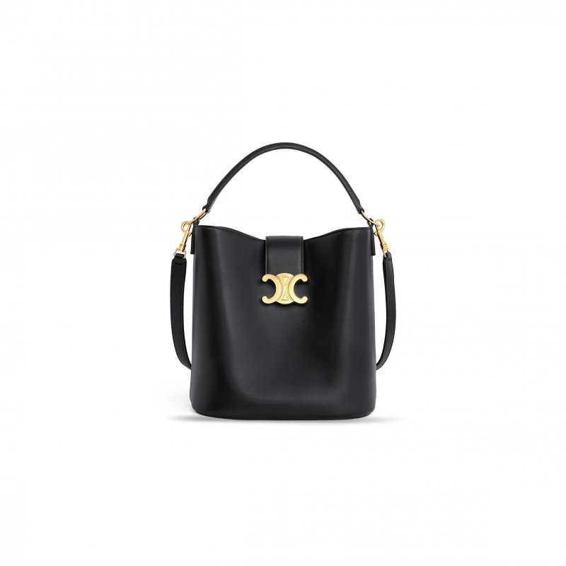 (image for) CELINE MEDIUM BUCKET LOUISE IN SMOOTH CALFSKIN 116613FX9.38NO (28*24*16cm)