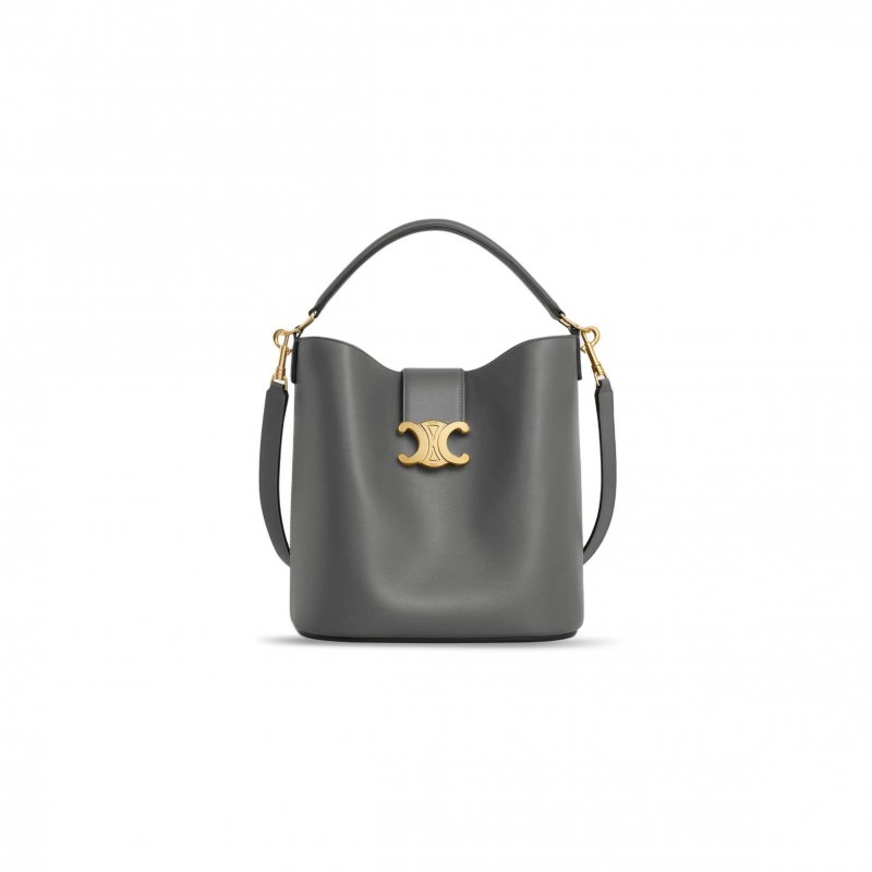 (image for) CELINE MEDIUM BUCKET LOUISE IN SMOOTH CALFSKIN 116613FX9.10AN (28*24*16cm)
