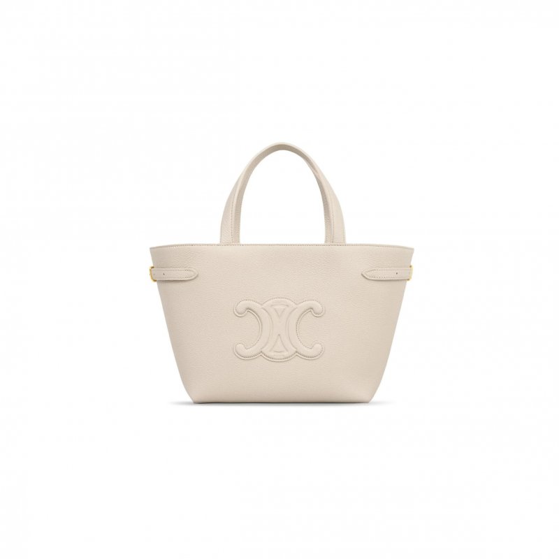 (image for) CELINE MINI CABAS ANAIS CUIR TRIOMPHE IN GRAINED CALFSKIN 118613ENY.02PA (21*20*10cm)