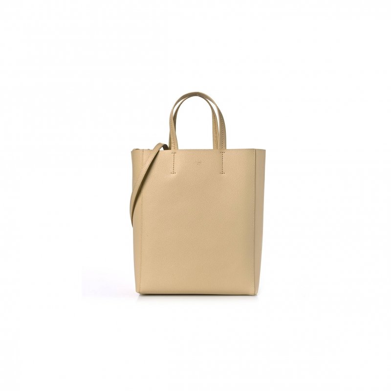 (image for) CELINE GRAINED CALFSKIN SMALL VERTICAL CABAS SAND (29*23*10cm)