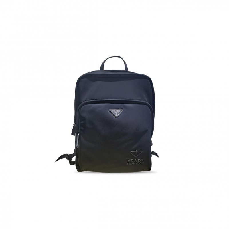 (image for) PRADA BLACK RE-NYLON BACKPACK 2VZ081 (38.5*30*19cm)
