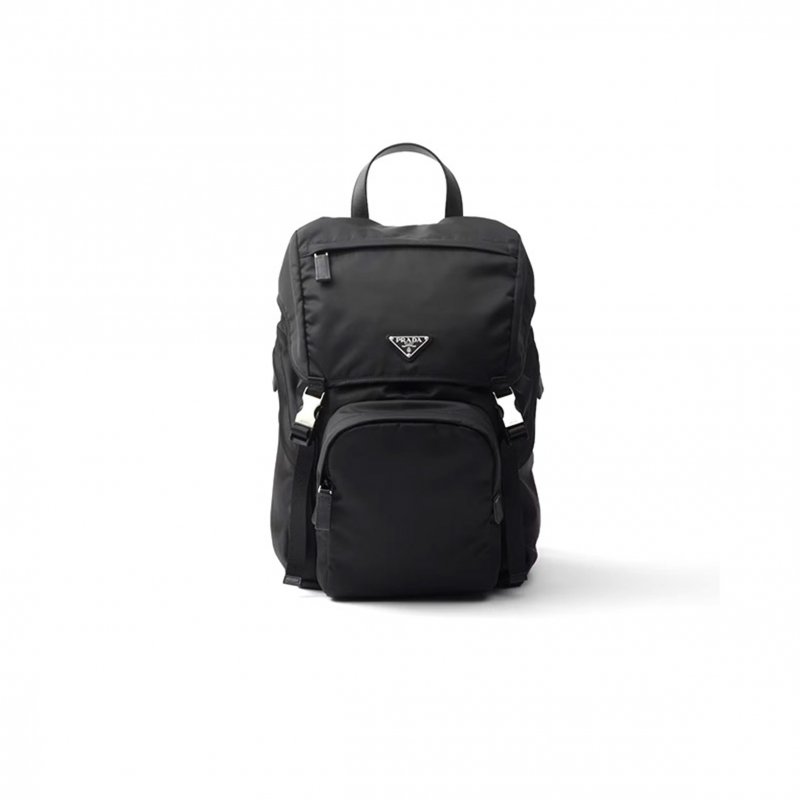 (image for) PRADA RE-NYLON AND SAFFIANO LEATHER BACKPACK 2VZ135 (45*27*17cm)