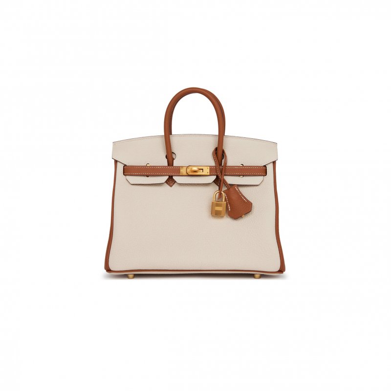 (image for) HERMES BIRKIN 25 TOGO BRUSHED GOLD HARDWARE (25*20*13cm)