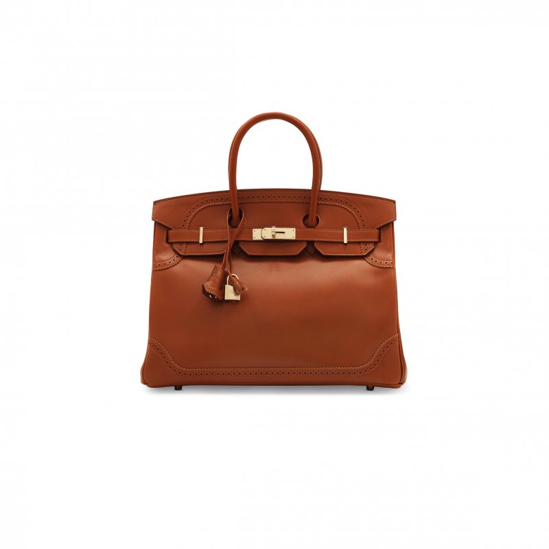 (image for) HERMÈS BIRKIN 35 SWIFT AND TOGO LACE SERIES GOLD BUCKLE H082650CK15 (35*28*18cm)