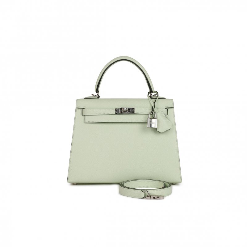 (image for) HERMÈS KELLY SELLIER 25 EPSOM PALLADIUM HARDWARE (25*17*7cm)