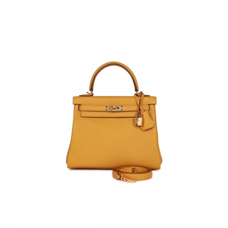 (image for) HERMES KELLY RETOURNE 25 IN & OUT NATA SWIFT PALLADIUM HARDWARE HANDMADE(25*17*7cm)