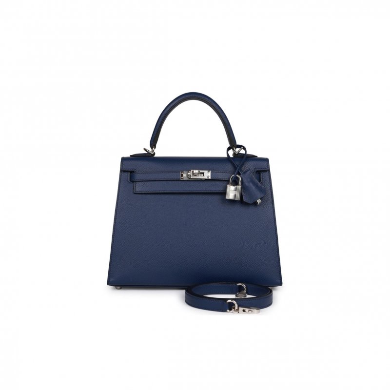 (image for) HERMES KELLY 25 EPSOM PALLADIUM HARDWARE (25*17*7cm)