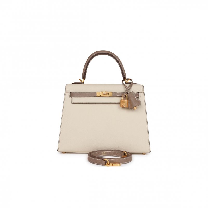 (image for) HERMES KELLY 25 EPSOM BRUSHED GOLD HARDWARE (25*17*7cm)