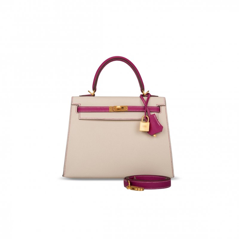 (image for) HERMES KELLY 25 EPSOM BRUSHED GOLD HARDWARE (25*17*7cm)