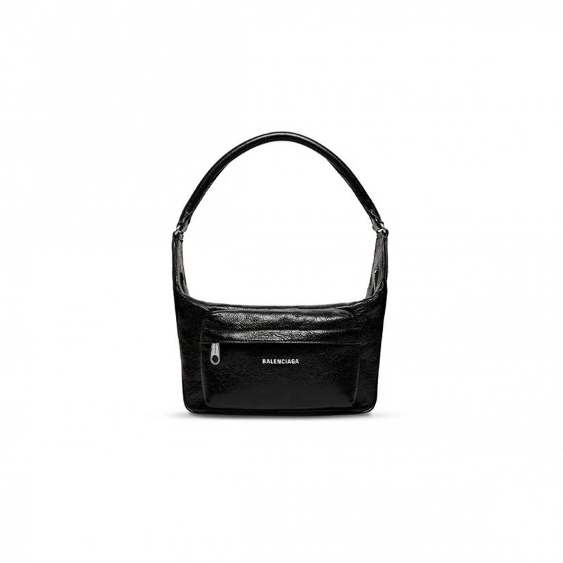 (image for) BALENCIAGA RAVER HANDBAG MEDIUM IN BLACK 7411272AACQ1000 (29*17.8*10.9cm)