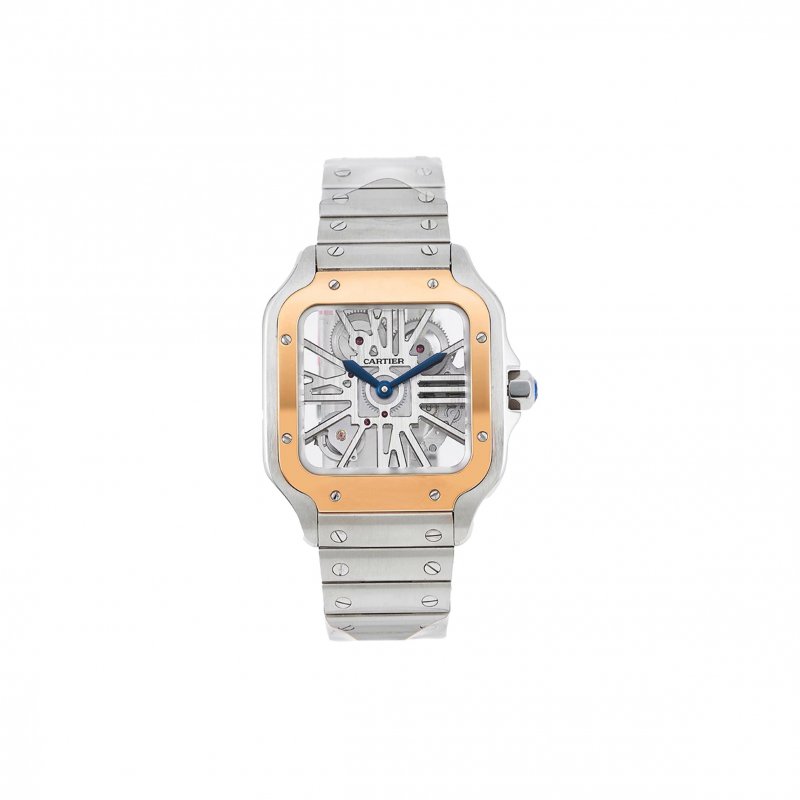 (image for) CARTIER SANTOS DE SKELETON 39.8MM WATCH WAT01518