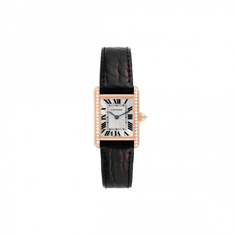 (image for) CARTIER TANK LOUIS ROSE GOLD DIAMOND LADIES 30MM WATCH WJTA0010